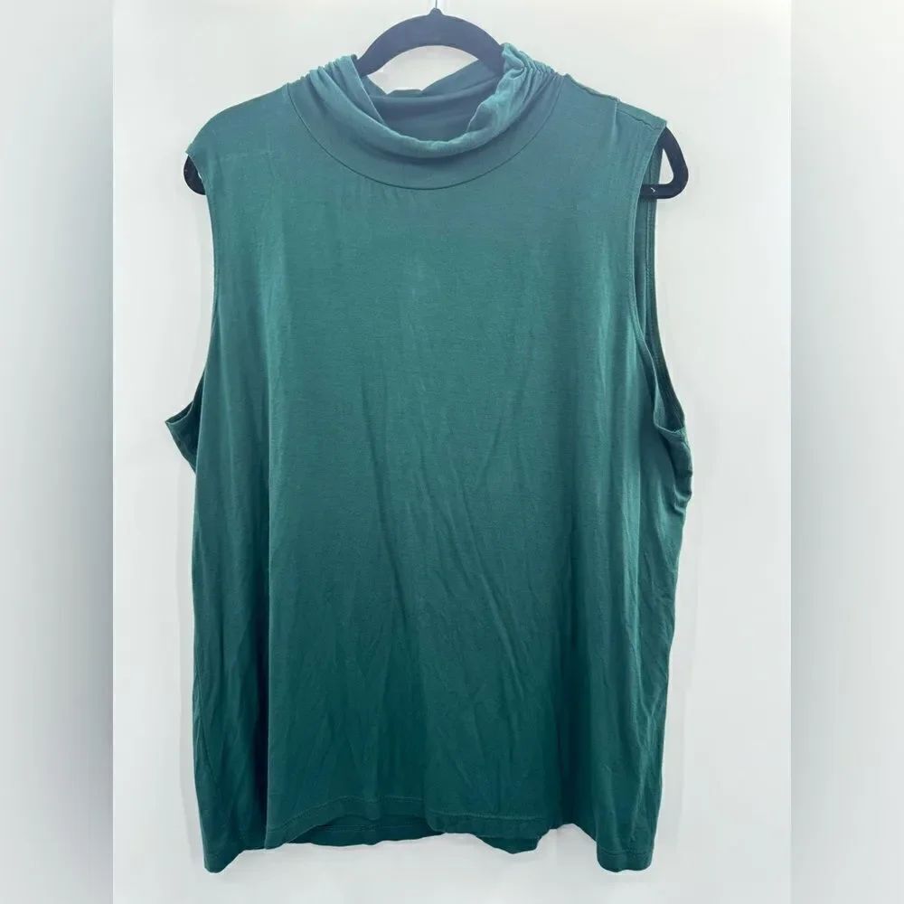 3For$20 Lea & Nicole Sleeveless Teal Blouse size: 2X